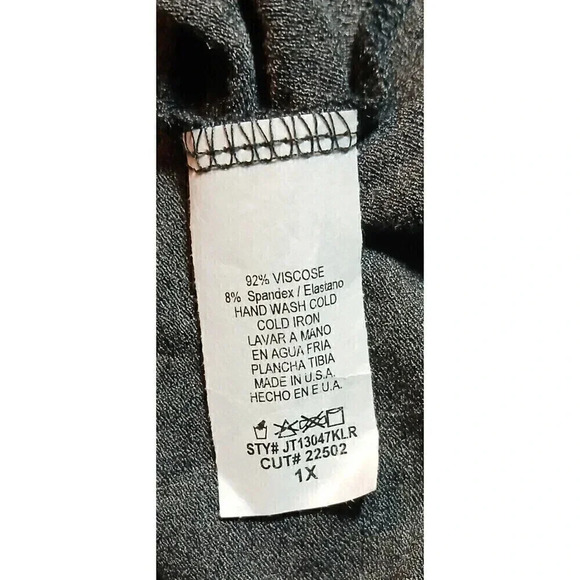 The Office Edit X Kiki Larue Women's Gray Sleeveless Turtleneck Soft Size 1X - Picture 4 of 13